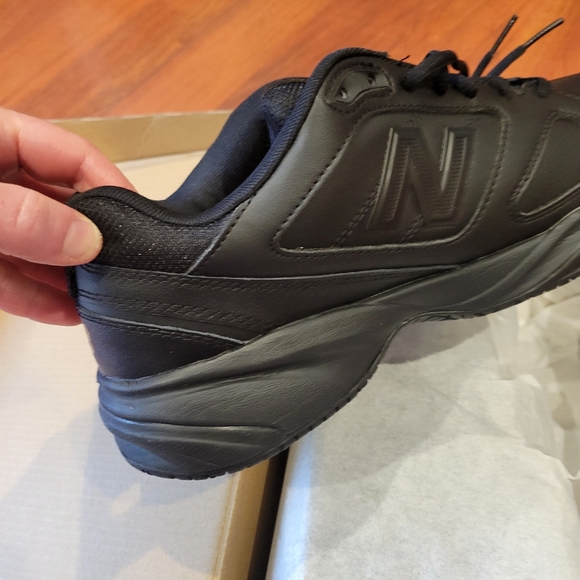 NWT New Balance 626v2 Slip Resistant Work Shoes Men 8.5 4E Black Leather Low Top - Picture 5 of 5